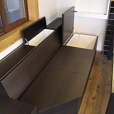 ベンチシート収納家具